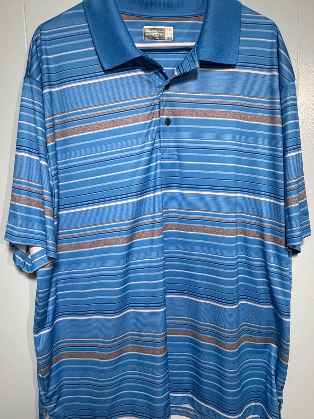 Hogan Blue Striped Polo Shirt